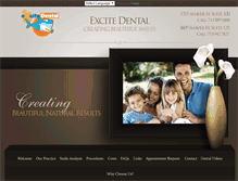 Tablet Screenshot of excitedental.com